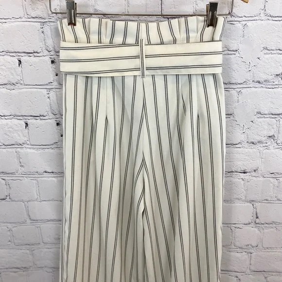 Free People Trousers Sz 0 High Waist Belted - Picture 4 of 7